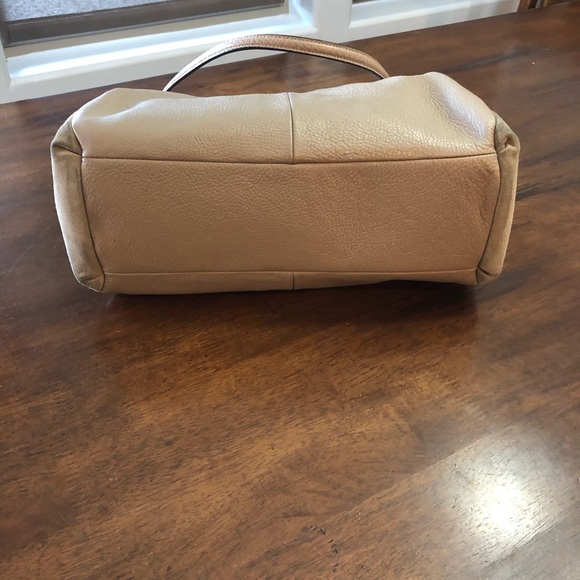 Coach Leather and Suede Tan Bag - Picture 3 of 4